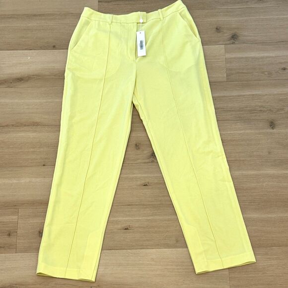 NWT* Jonathan Simkhai Azul Tailored Pants in Chamomile - Women's 12 - Picture 3 of 9